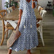 Luna | Vestido midi de estilo boho desenfadado