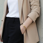 Myrna Chained Gold Bangle