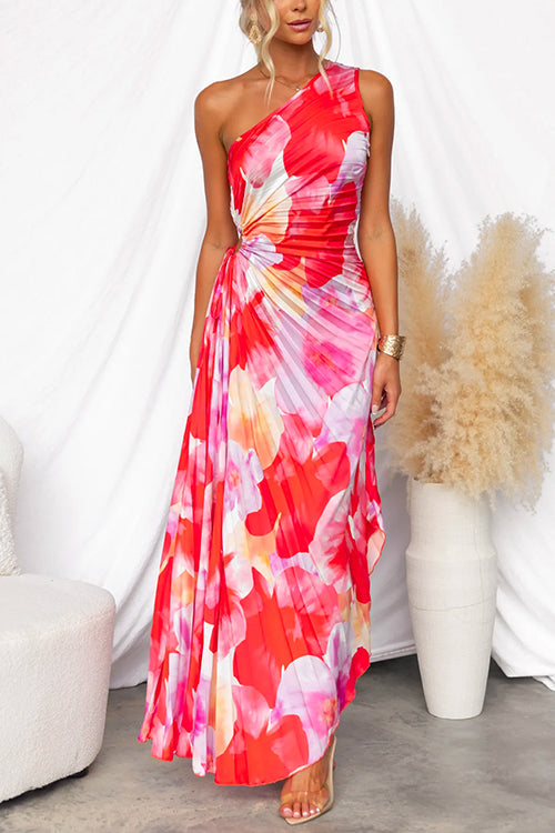 Yanira™ | Vestido Plisado de Un Hombro