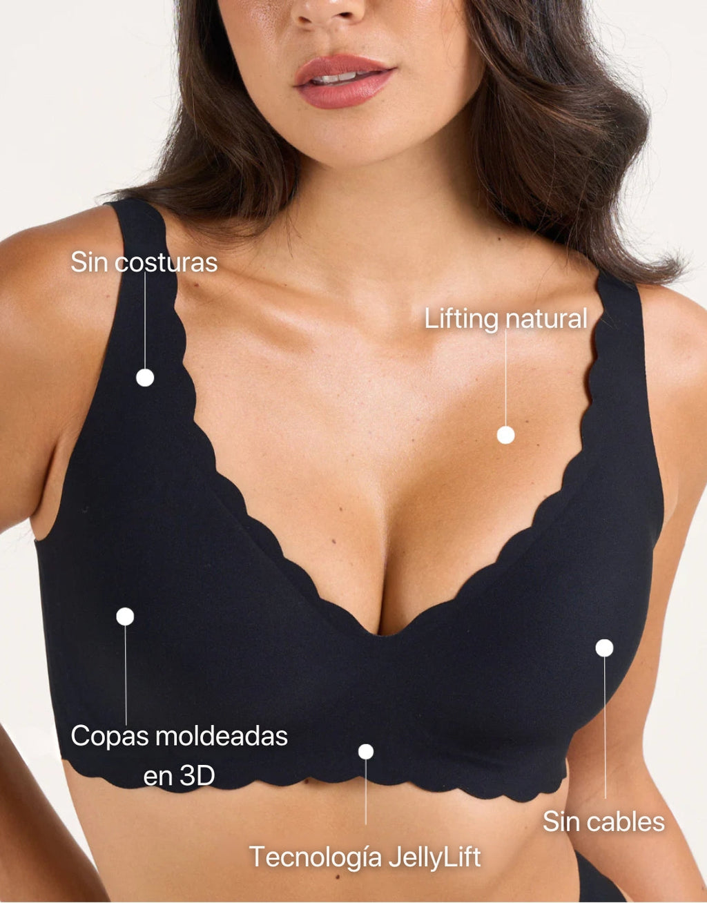Sujetador Bloom Sin Aros Reafirmante Lureanova