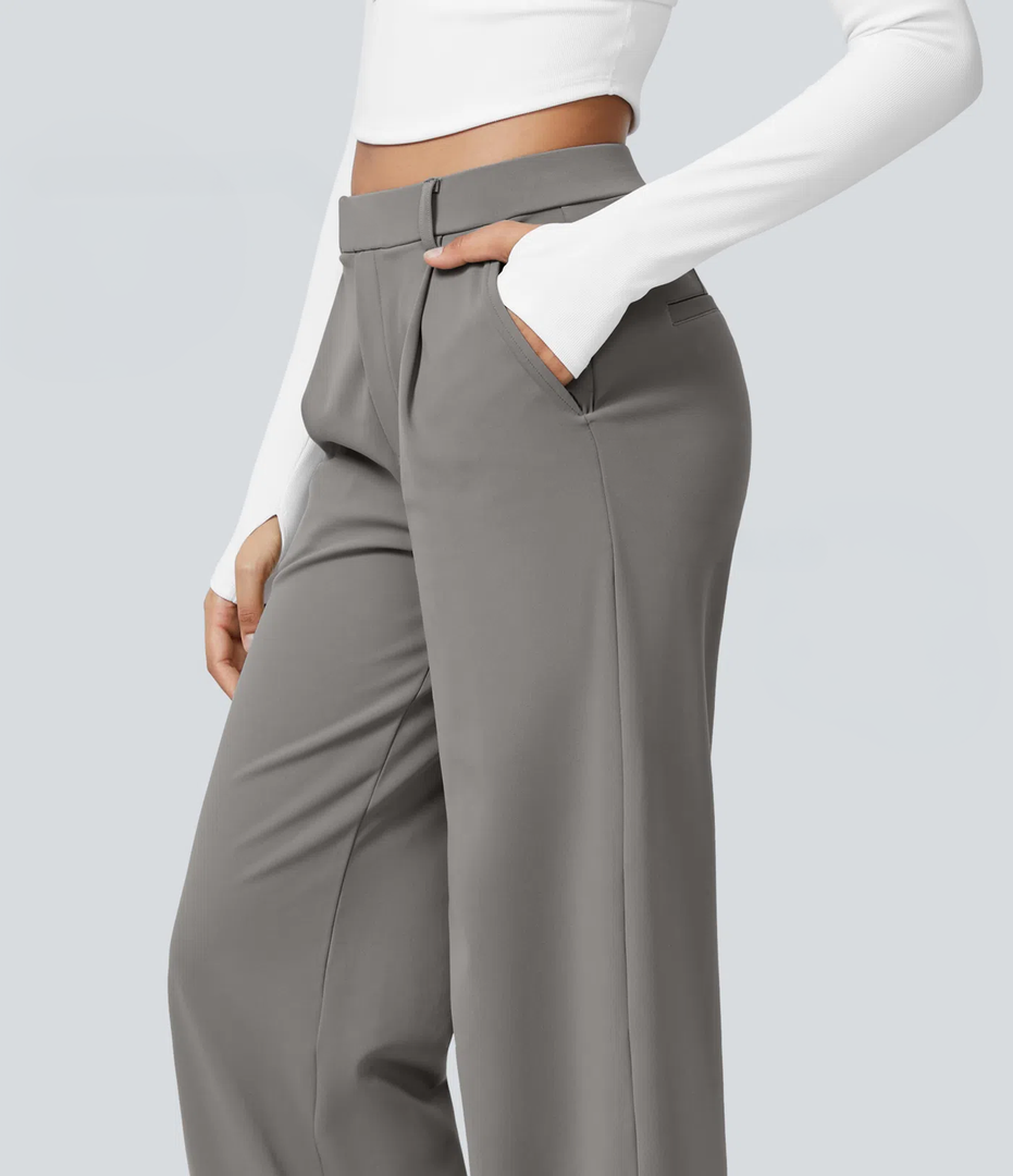 Elegant Stretch Linnen™ Pants - Perfect Line - Wrinkle-Resistant