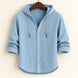 Hoodie Linnen™ Camisa de Lujo con Capucha – Elegancia y Estilo