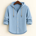 Hoodie Linnen™ Camisa de Lujo con Capucha – Elegancia y Estilo