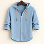 Hoodie Linnen™ Camisa de Lujo con Capucha – Elegancia y Estilo