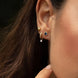 Blake Reversible Diamond Hoop Earrings