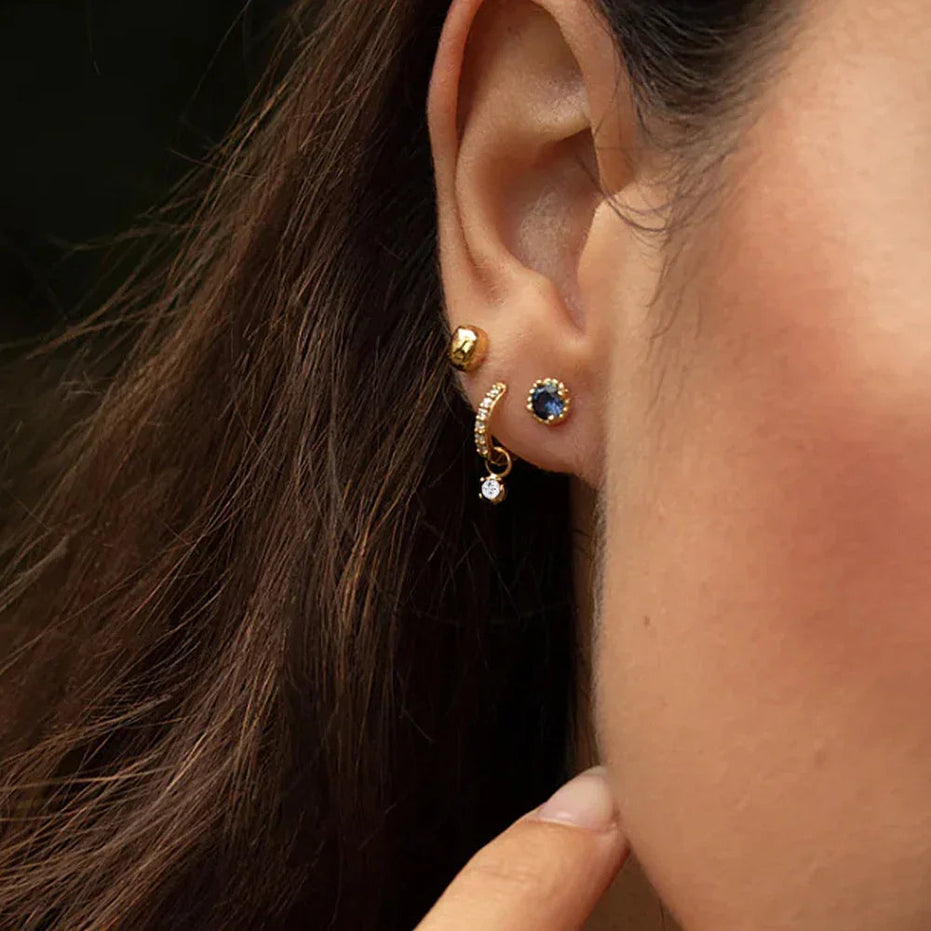 Blake Reversible Diamond Hoop Earrings
