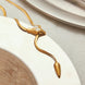 Zarelle Gold Serpentine Pendant