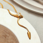 Zarelle Gold Serpentine Pendant