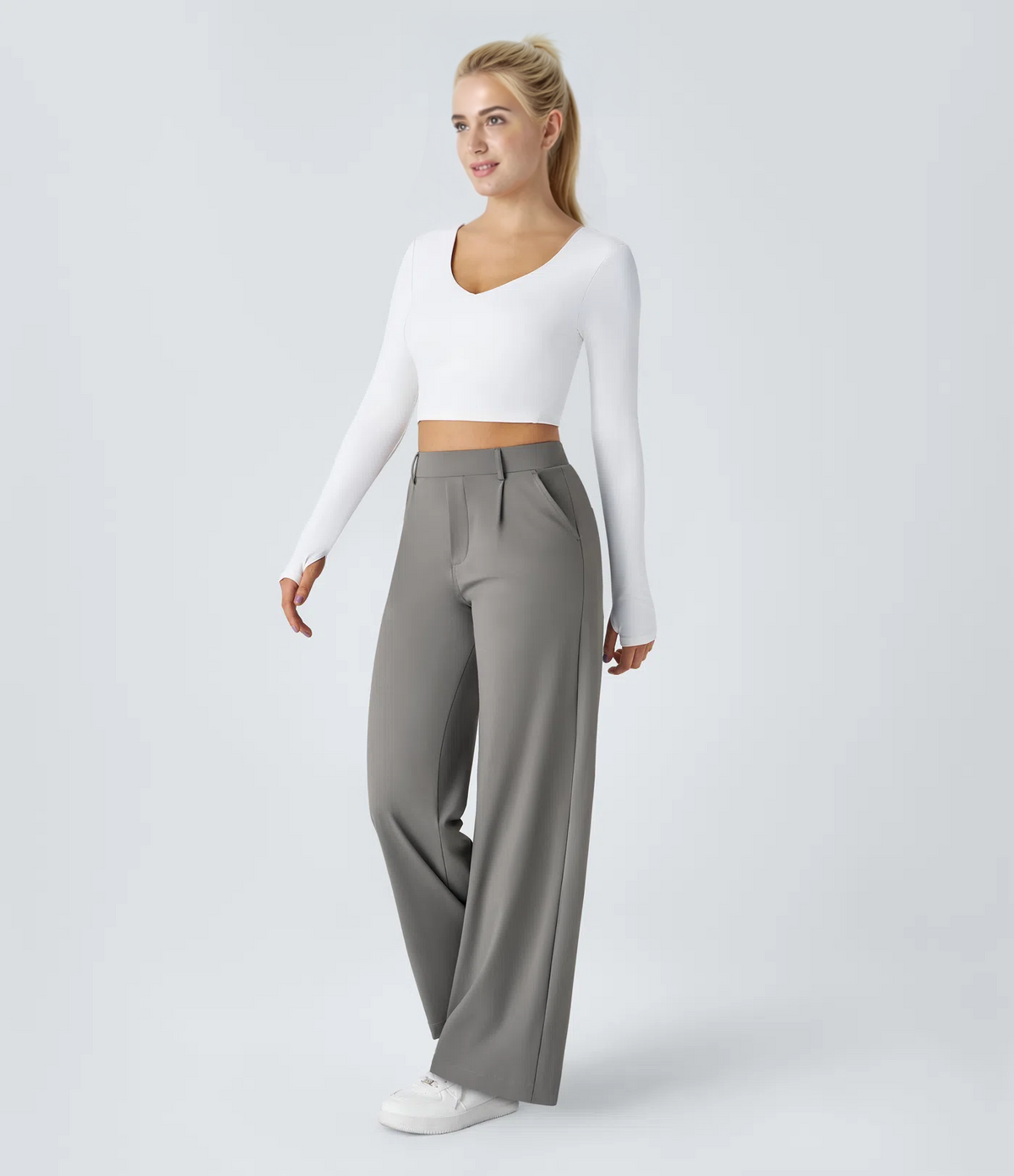 Elegant Stretch Linnen™ Pants - Perfect Line - Wrinkle-Resistant