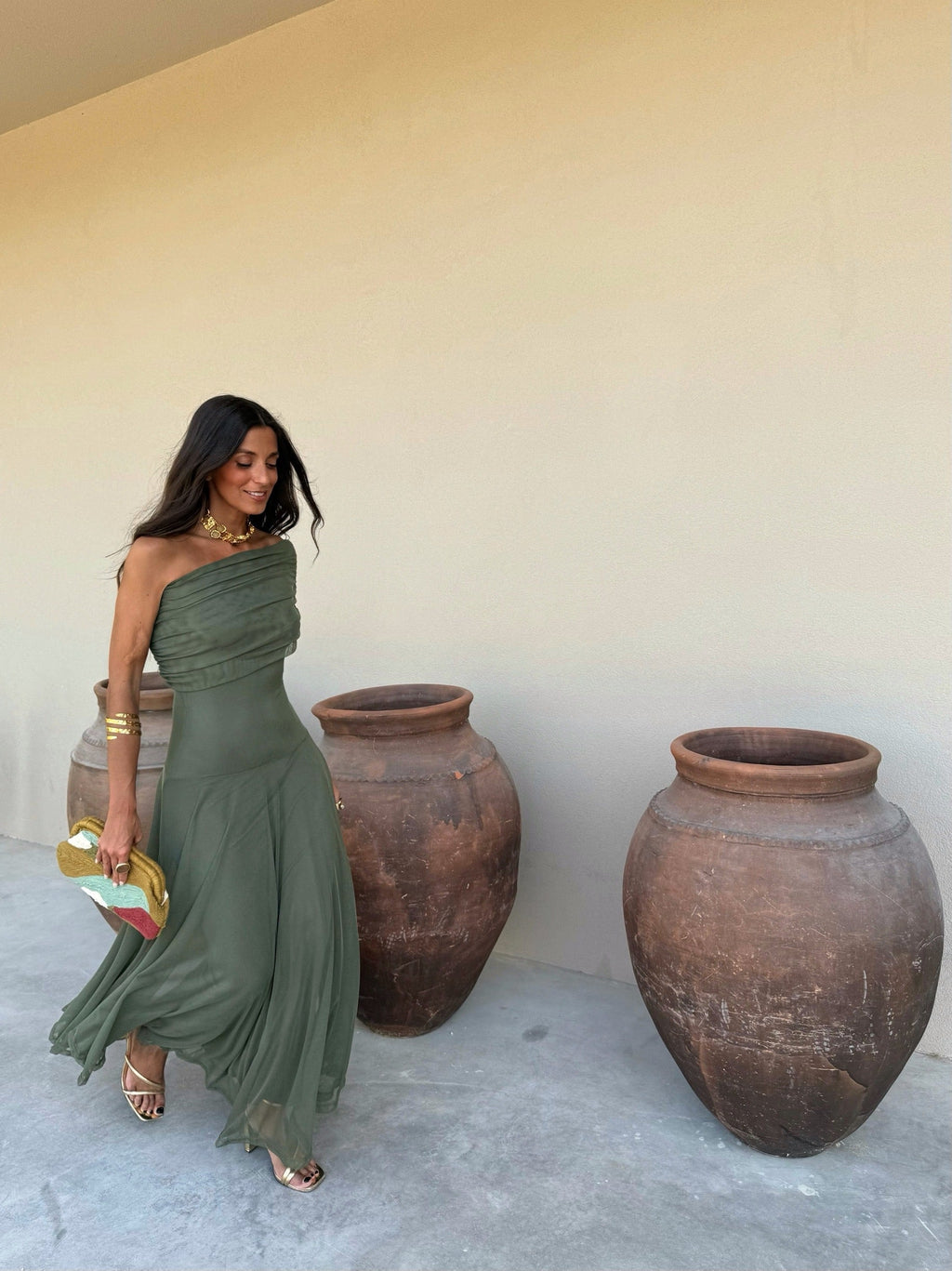 Vestido Toledo en verde