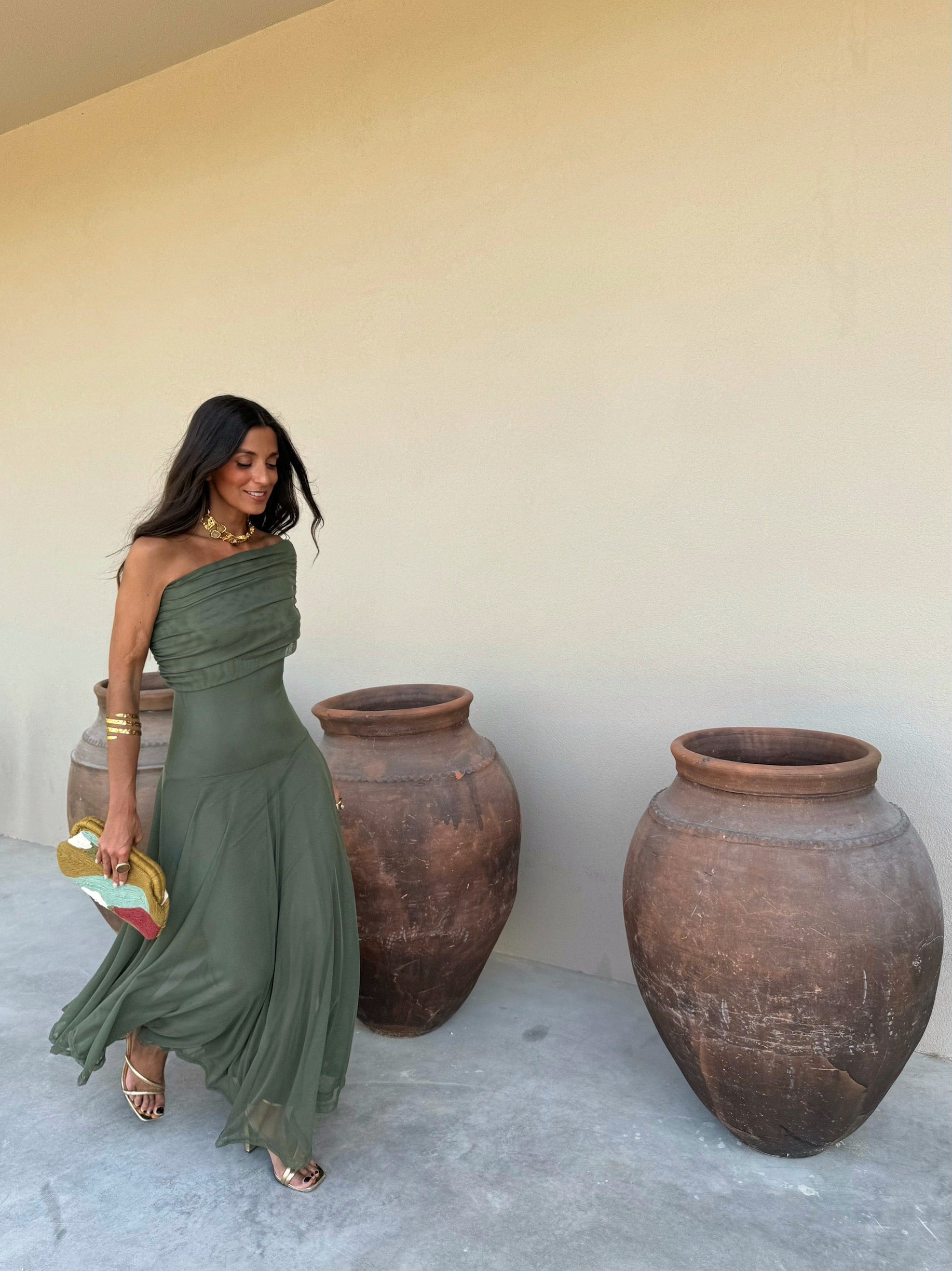 Vestido Toledo en verde