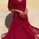 Luisa | Elegante vestido largo de fiesta con cuello en V