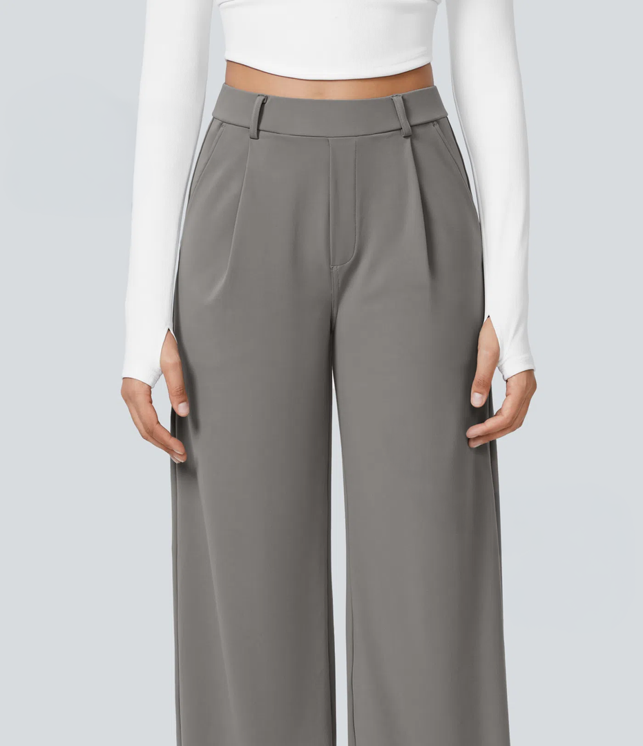 Elegant Stretch Linnen™ Pants - Perfect Line - Wrinkle-Resistant
