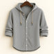 Hoodie Linnen™ Camisa de Lujo con Capucha – Elegancia y Estilo