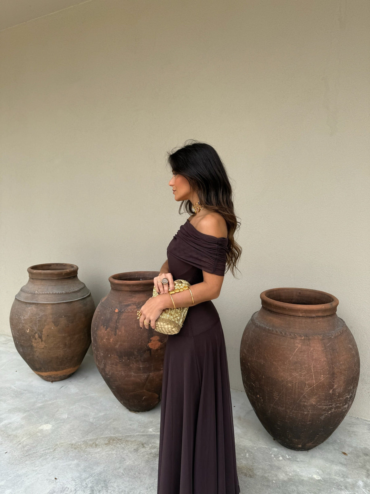 Toledo dress in green