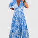 Miriam – Vestido floral con cuello en V