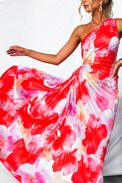 Yanira™ | Vestido Plisado de Un Hombro