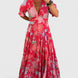 Miriam – Vestido floral con cuello en V