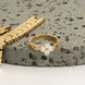 Clestine Diamond Petal Ring