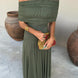 Toledo dress in green