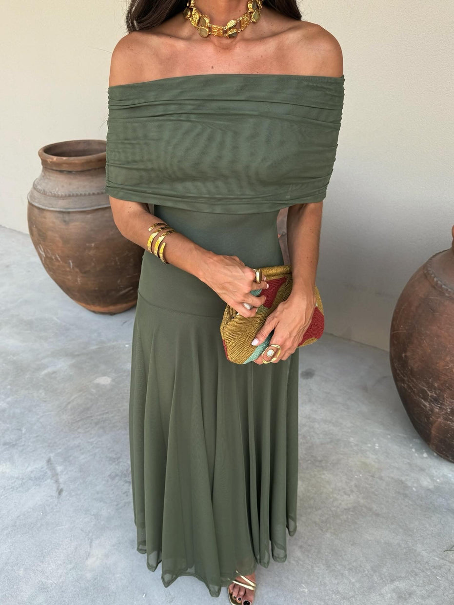 Toledo dress in green