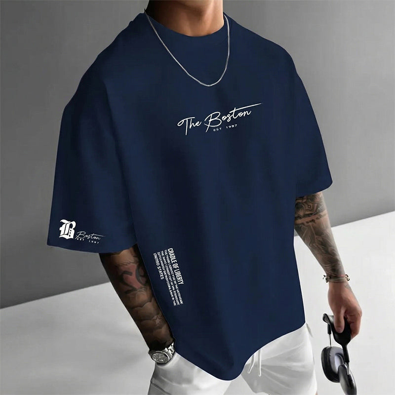Camiseta "The Boston" Holgada - Oversize