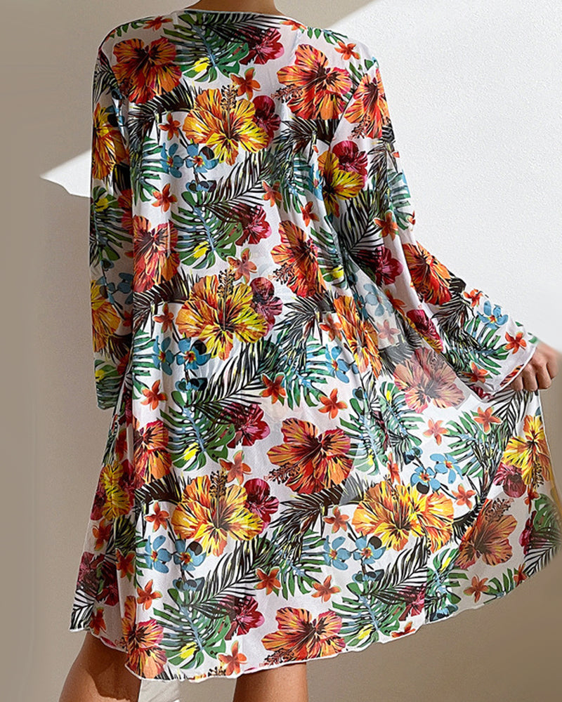 Amor de verano | Bikini con falda floral
