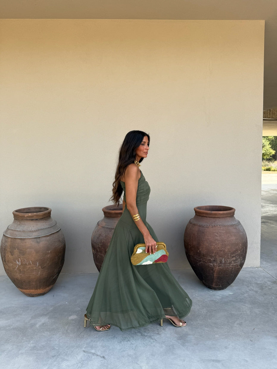 Toledo dress in green