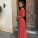 Toledo dress in light terracotta
