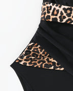 Traje de baño de leopardo - Traje de baño de una pieza con estampado de león
