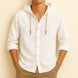 Hoodie Linnen™ Camisa de Lujo con Capucha – Elegancia y Estilo