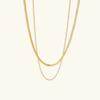Hailey Layered Gold Chain Necklace