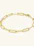 Eloise Gold Paperclip Bracelet