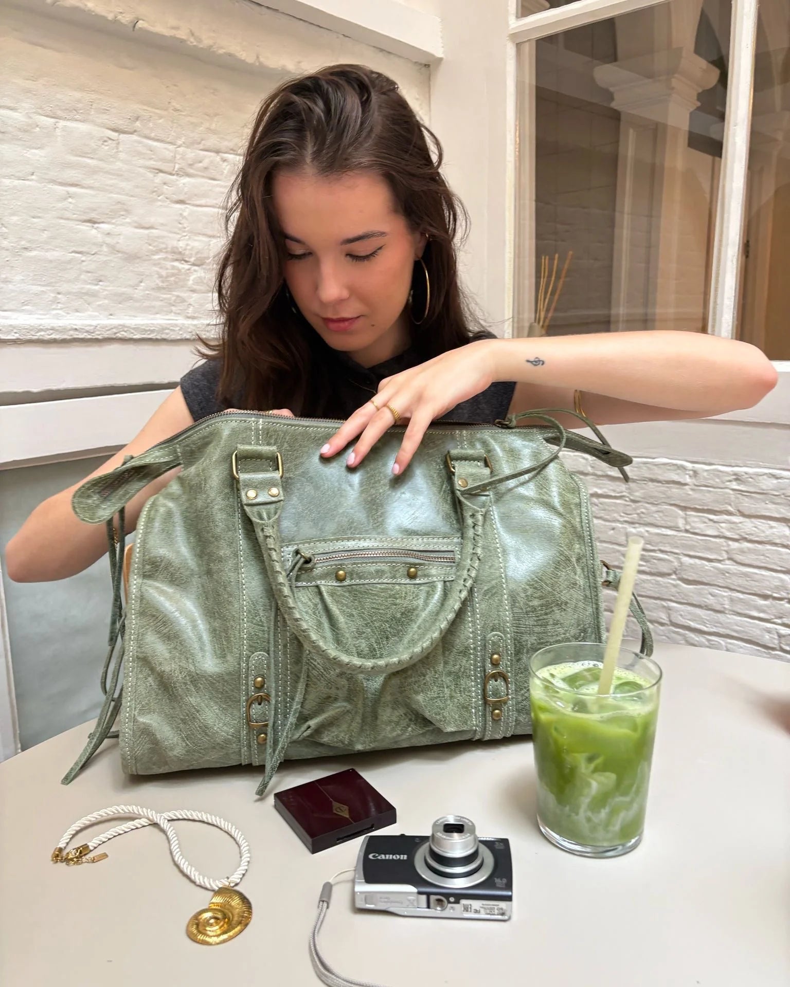 Bolso premium de chica de moda