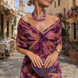 Vestido maxi elegante para fiesta con escote en corazón