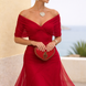 Vestido maxi elegante para fiesta con escote en corazón