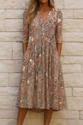 Olivia Vestido elegante con Escote en V