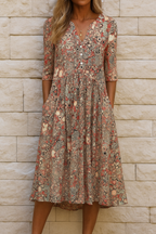 Olivia Vestido elegante con Escote en V