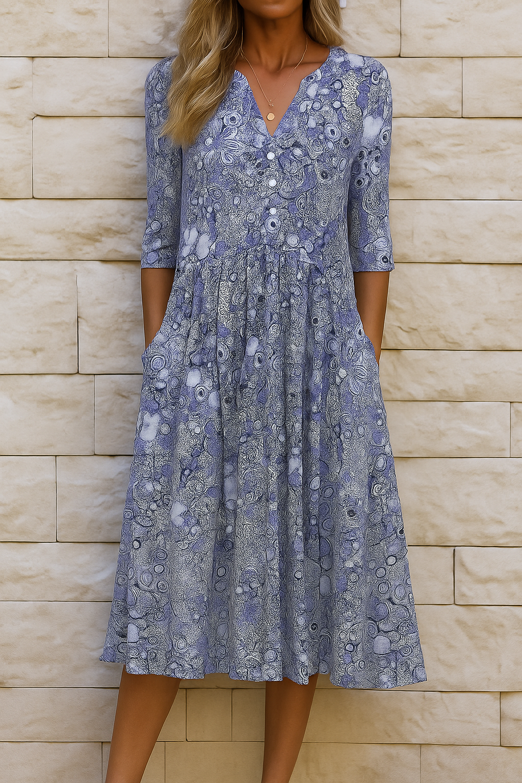 Olivia Vestido elegante con Escote en V