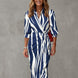 Cecilia™ Vestido elegante a rayas