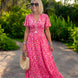 Elis – Vestido largo y vaporoso con estampado floral