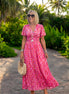 Elis – Vestido largo y vaporoso con estampado floral