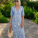 Luna | Vestido midi de estilo boho desenfadado