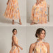 Esther™ | Vestido de Cuello Halter con Estampado de Acuarela