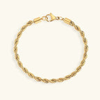 Gigi Rope Chain Gold Bracelet