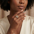 Juno Stacked Diamond Ring