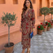 Silvia™ | Vestido midi con estampado