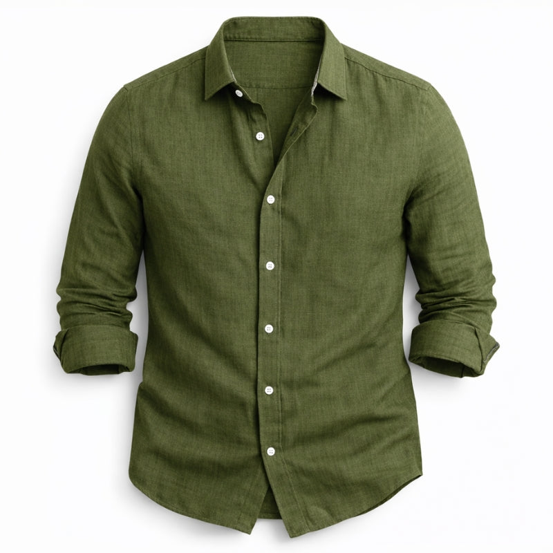 Nova Linenn™ Camisa de Lino Premium
