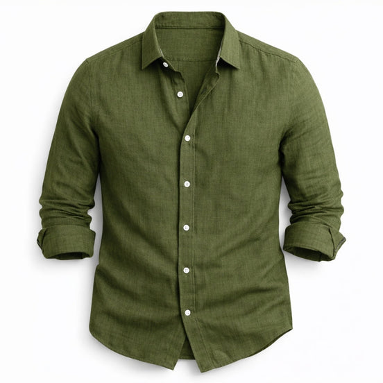 Nova Linenn™ Camisa de Lino Premium