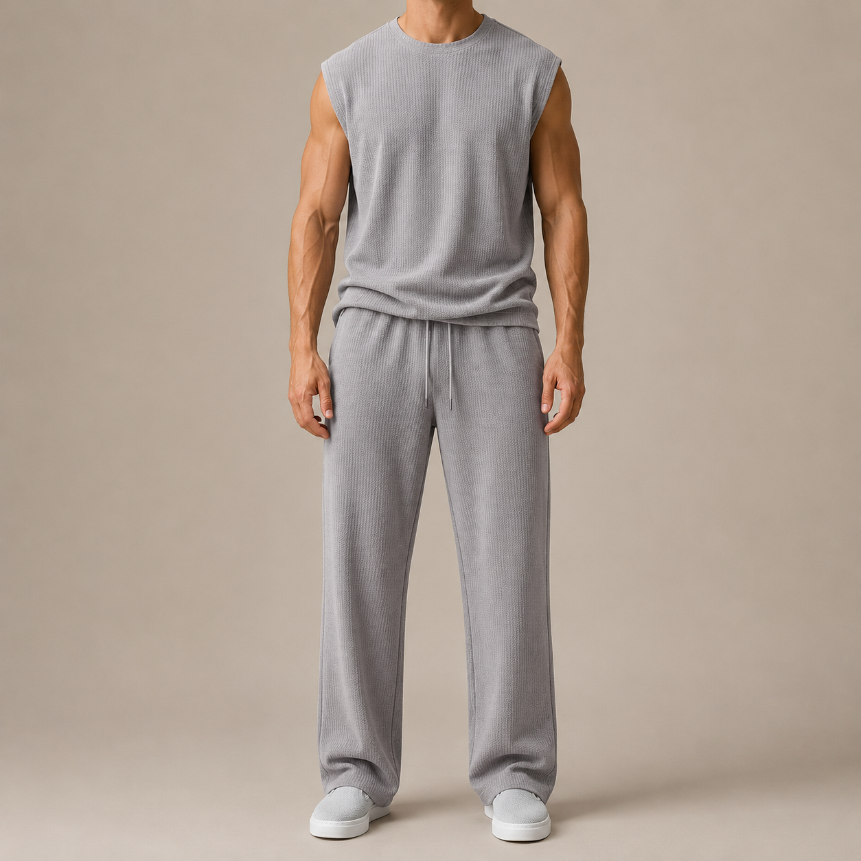 Dante - Conjunto de Pantalón y Camisa Sin Mangas